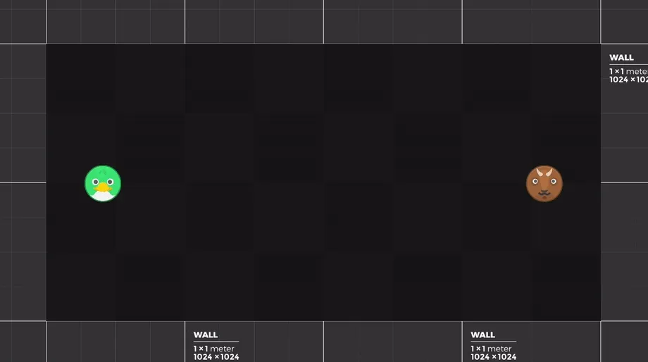 Central force example battle round