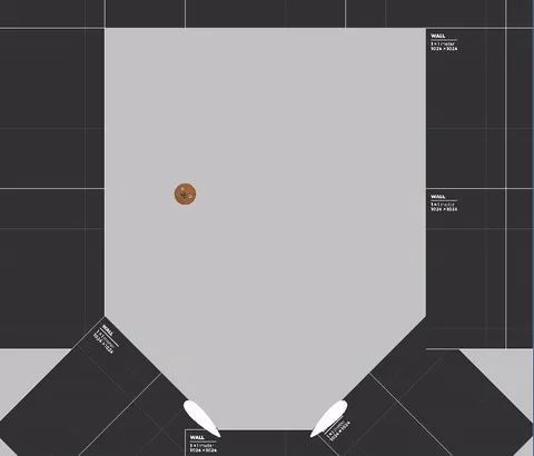 Lua pinball with bear marble